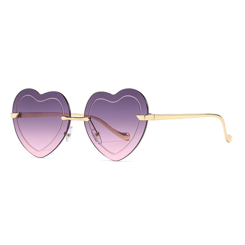 Womens Heart Shaped Sunglasses Uv400 Polarized Outdoor Fashion Accessory For Summer