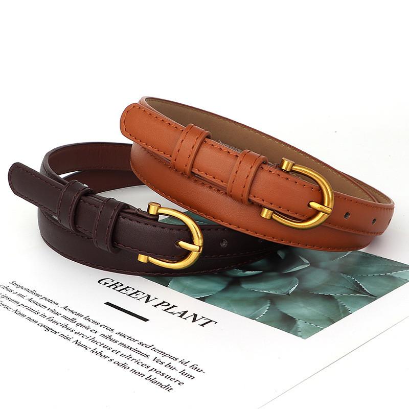 Belt Copper With Color Needle Buckle Fashionable Decoration Leisure Versatile