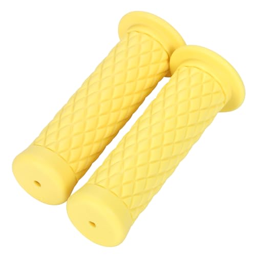 

nakira Мотоциклетные ручки, Руль мопеда, 22,2 мм, Непроникающая резина C-типа (желтый)