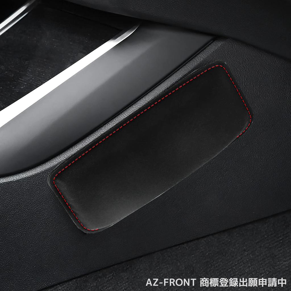 AZ-FRONT Car Knee Pads Car Foot Protection Pads Knee Pads Elbow Rest (White Stitching)