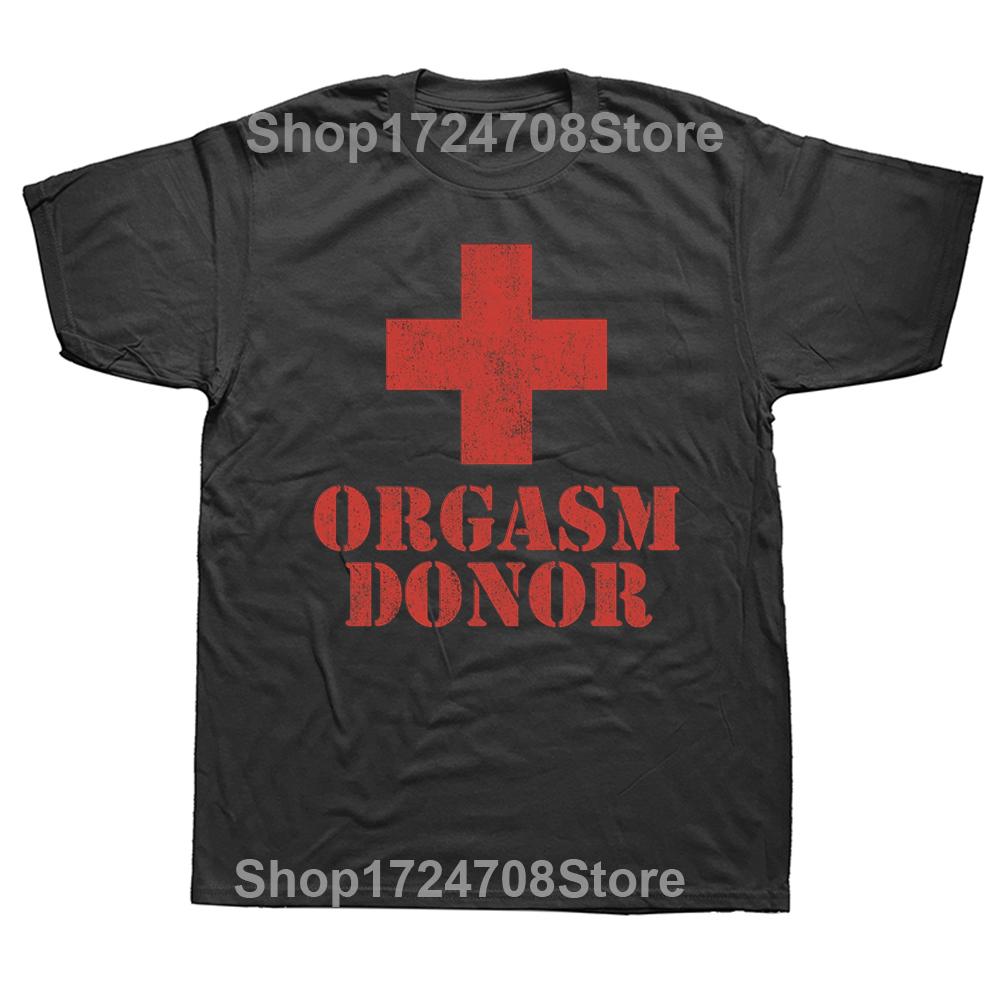 Lustige Orgasmenspender Grafik T-Shirts T-Shirt Herren Damenmode Lässig Übergroß 100% Baumwolle Kurzarm T-Shirt Top Tees