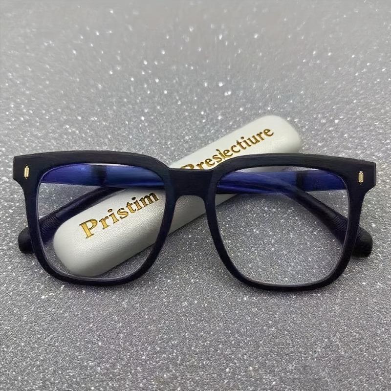 1 2 PCS Cyberpunk Square Glasses Unisex Fashion Trendy Party Street Style Eyewear