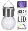 Wielokolorowa żarówka solarna LED 6cm Automatyczna zmiana kolorów