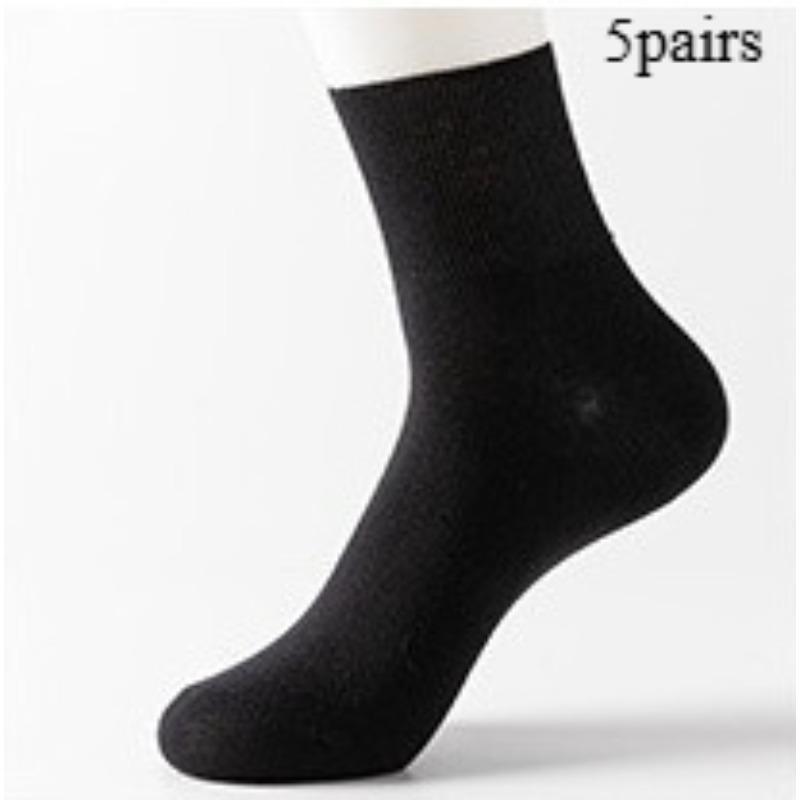 5 Pairs of Women'S Diabetic Socks, Non-Binding, Seamless Toe, Reinforced Heel, Knit Fabric with Cotton, Polyester, Spandex - Comfortable & Stretchable