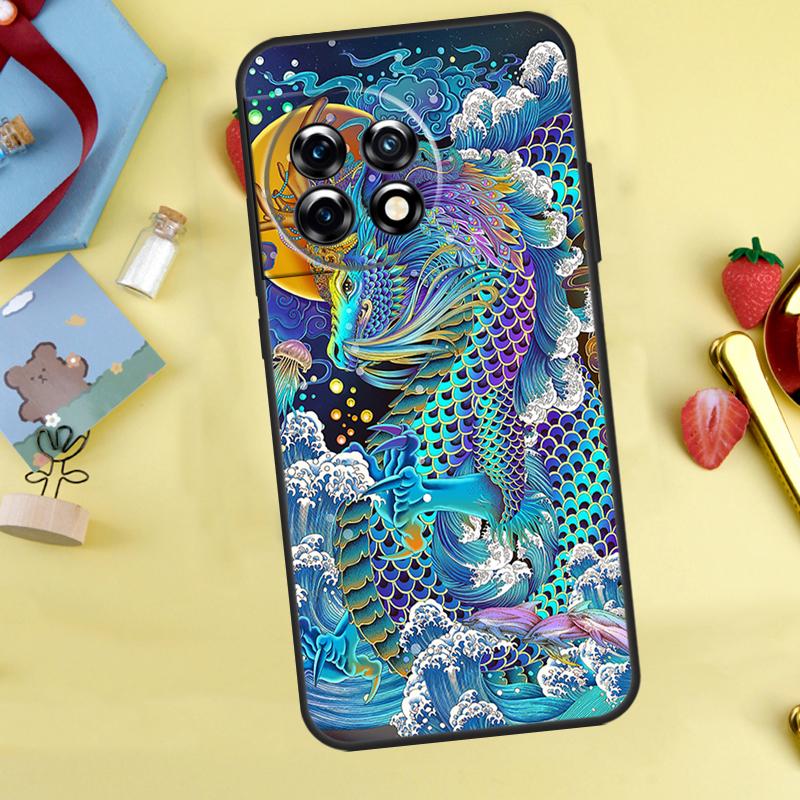 Fashion Chinese Dragon Cover For OnePlus 8T 10T 13 13R 12 12R 11 10 Pro OnePlus Nord CE 4 2 3 Lite N30 N20 N10 Case