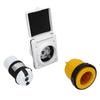 30AMP RV Power Inlet Outlet Shore Kit NEMA L5 30R and NEMA L5 30P Locking Plug and Connector with Protective Cover for