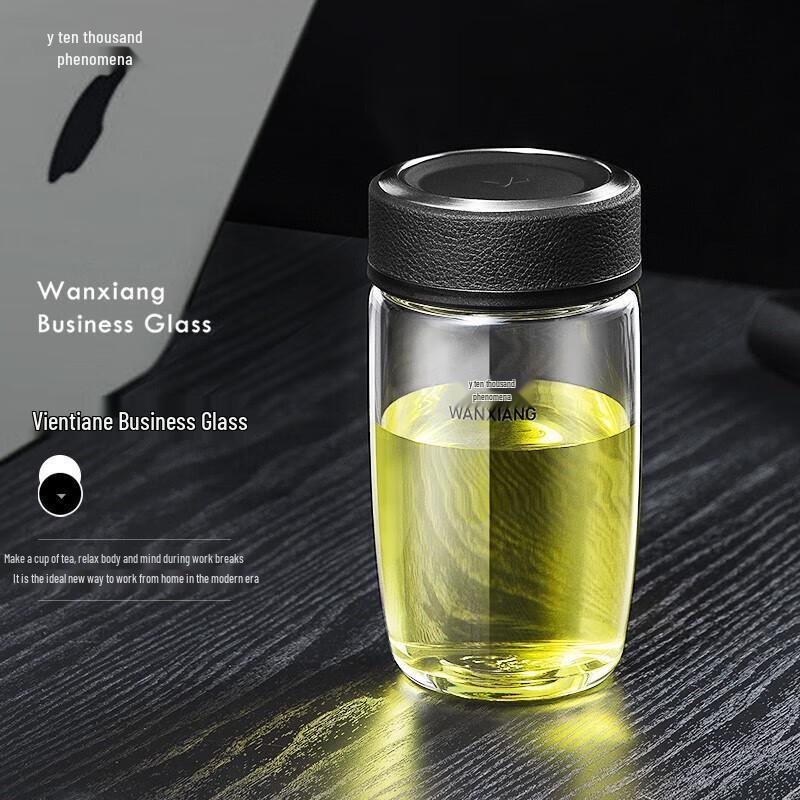 

WANXIANG U66 Portable Single-Layer Borosilicate Glass Water Bottle