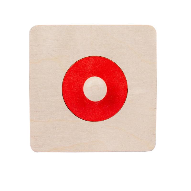 Teaching aids geometric shape panel puzzle puzzle round shape pairing cognitive early childhood children's toys
