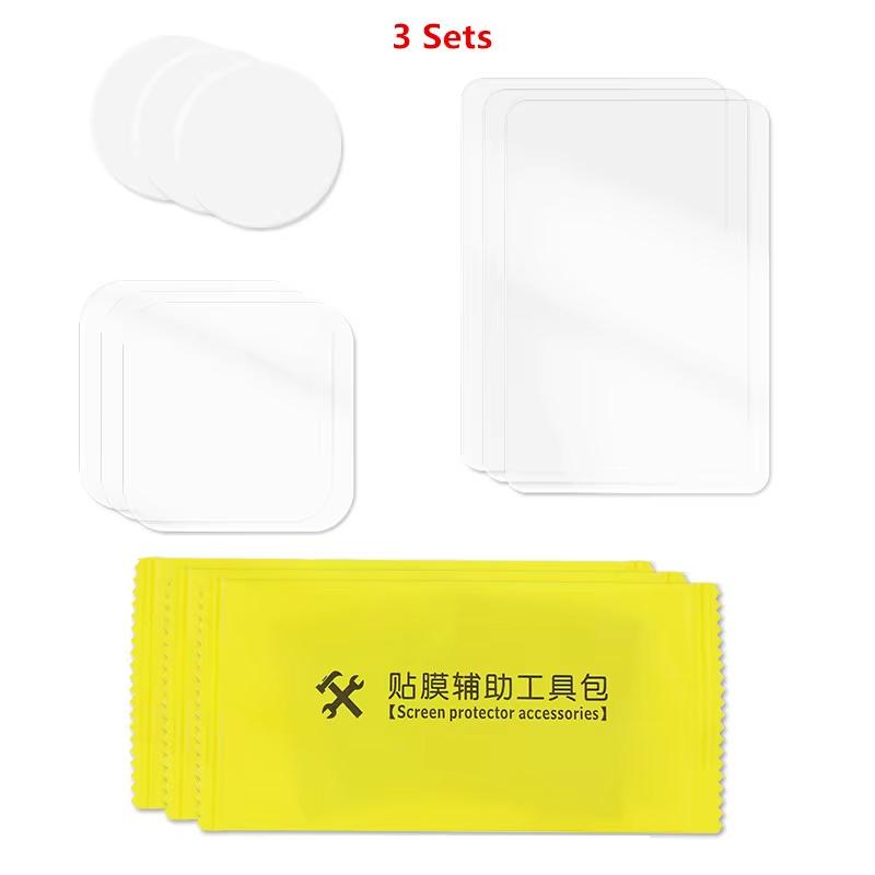 For DJI Osmo Action 6 Action 5 Pro 4 Screen Protector Tempered Glass Lens Cap Storage Case for DJI Action 4 5 6 Accessories