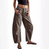 Women High Waist Loose Straight Washed Wide Leg Long Denim Jeans