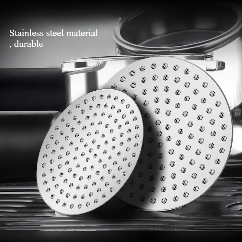 51/53/58mm Reusable Coffee Puck Screen 304 Stainless Steel Double Layer Coffee Filter Fine Mesh Professional Espresso Accessory