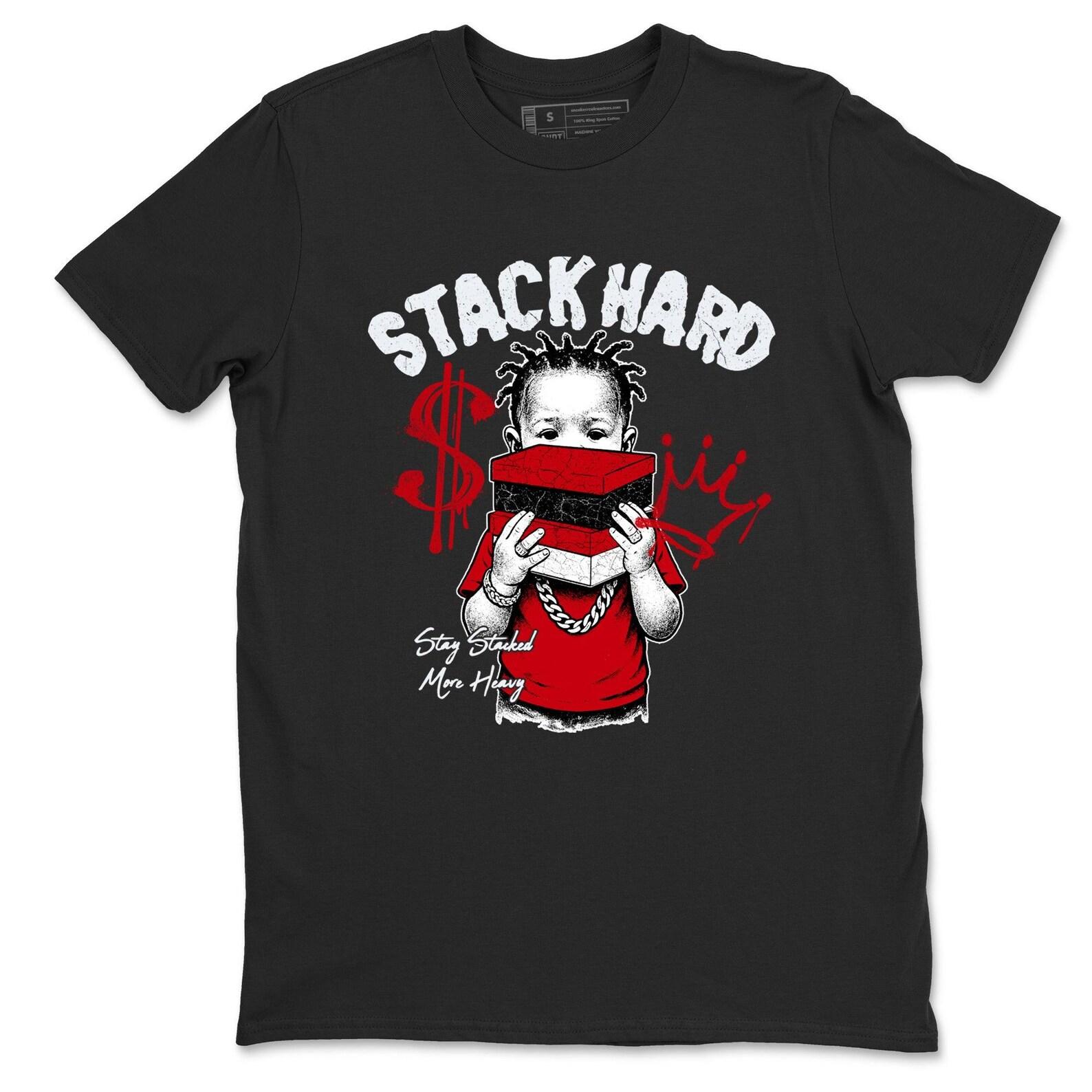 Stack Hard Graphic T-Shirt – Streetwear Sneaker Style 3XL