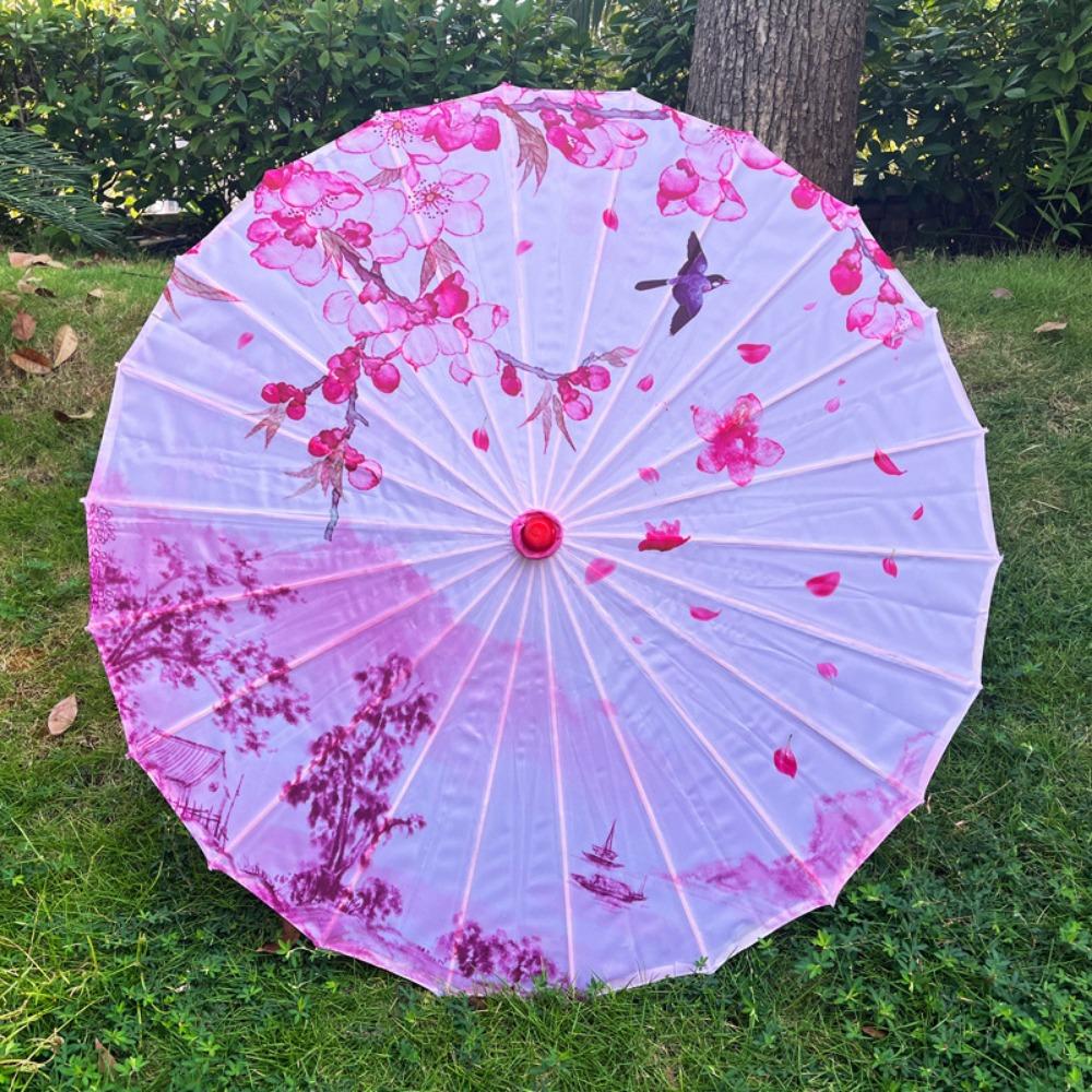

Silk Cloth Prop Dance Umbrella Classical Japan Style Umbrella Dance Performance 1
