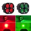 New Motorcycle Led Spotlights Yellow Car Off-road Vehicle Modified Roof Working Light 3 Inches 40W Small Square Light