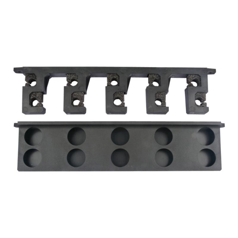 

Plastic Fishing Rod Rack Wall Mounted Fishing Rod Rack Nonslip Fishing Poles Holder 10 Rod Capacity Easy to Install 1