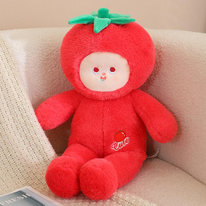 

Baby Vegetable Plush Toy Girl Sweet Comfort Companion Eggplant Mushroom Garlic Tomato