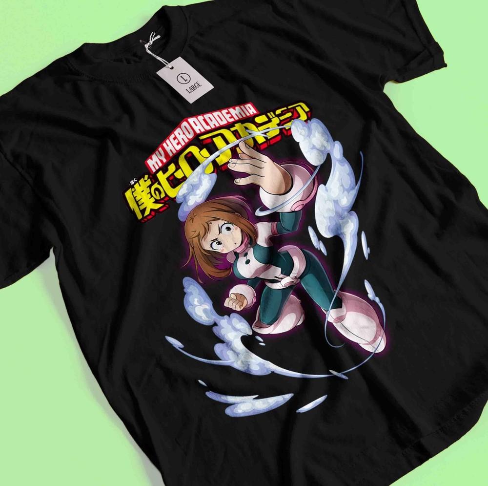 

Ochaco Uraraka T-Shirt My Hero Academia Tshirt Endeavor Midoriya Shirt MHA Dabi M