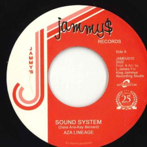 

7inch Record AZA LINEAGE - Sound System / Version JAME010 Jammys EU 2022 Europe Reggae, Ska & Dub