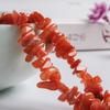 Natural Southern Red Agate Crystal Spacer Beads - Handmade Irregular Crushed Stones for DIY Jewelry