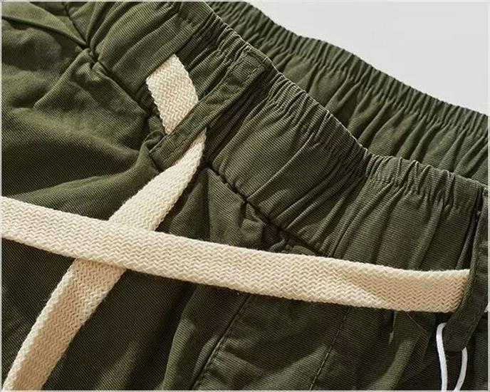 Męskie casualowe ogrodniczki American Khaki ze ściągaczem i wieloma kieszeniami