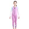 2.5MM Children's Wetsuit Swimsuit Girls One-piece Long-sleeved Thickened Thermal Sunscreen Surfing Snorkeling Hydrosuit