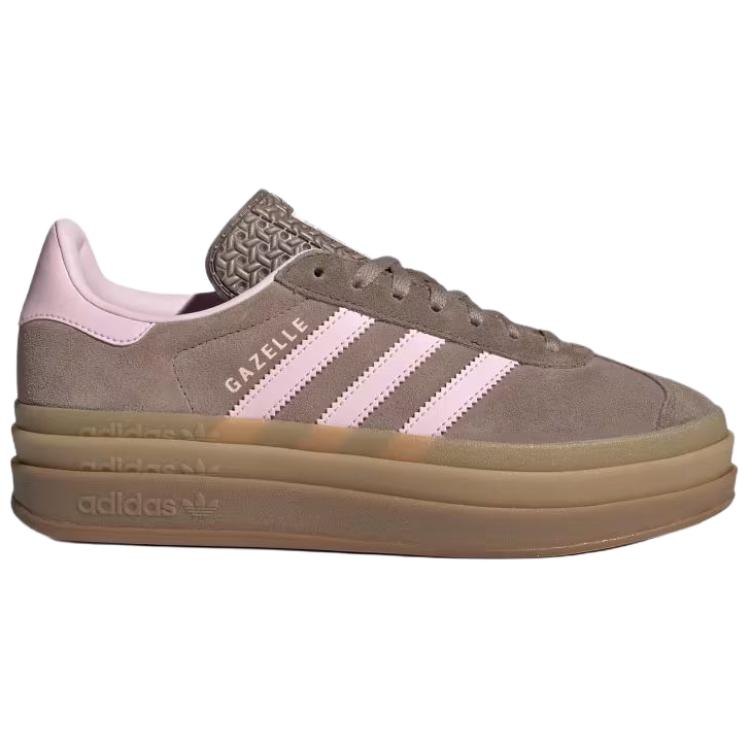 Adidas Originals Gazelle Bold Fashionable Comfortable Sneakers Women Sneakers Brown JQ6436