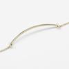 TIFFANY&Co. T Smile Bracelet K18 Yellow Gold 2.6g Women Used