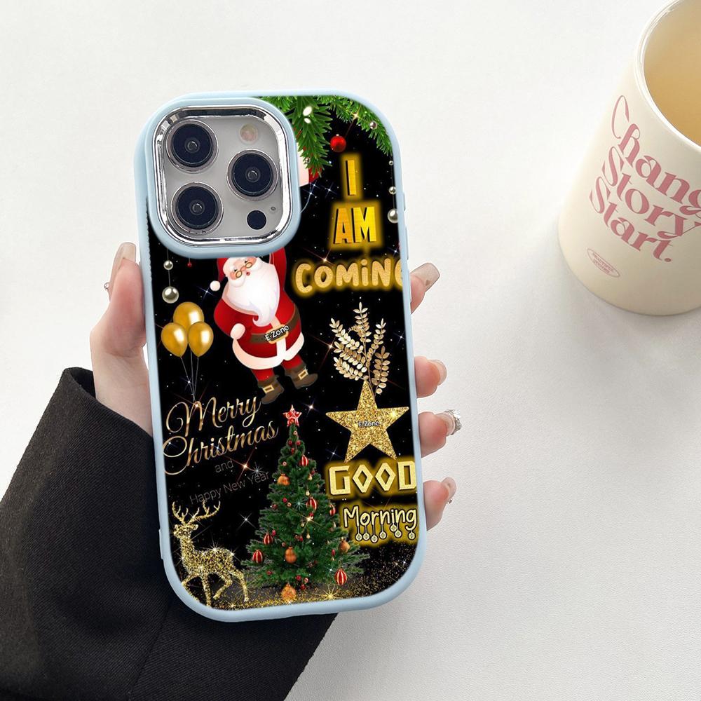 N108 Happy New Year Christmas design Soft Phone Cases для Samsung S24 S23 A15 A35 A54 — фото 15