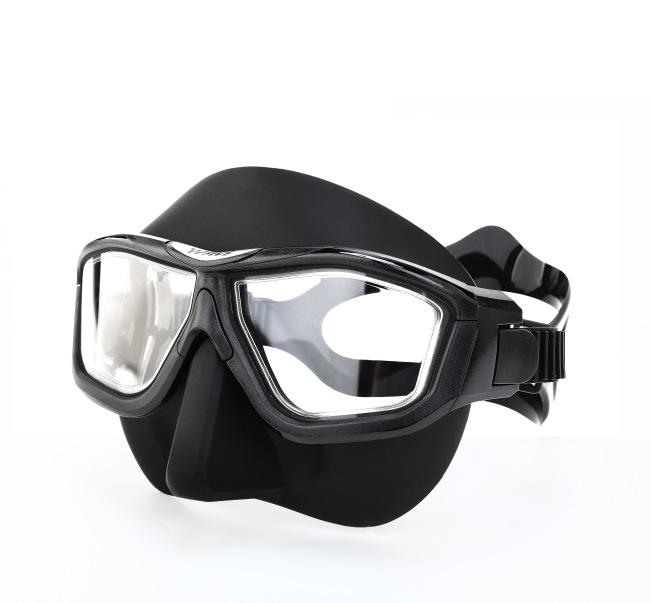 WAVE Professional Anti-Fog Large Frame Full Face Freediving Snorkel Mask