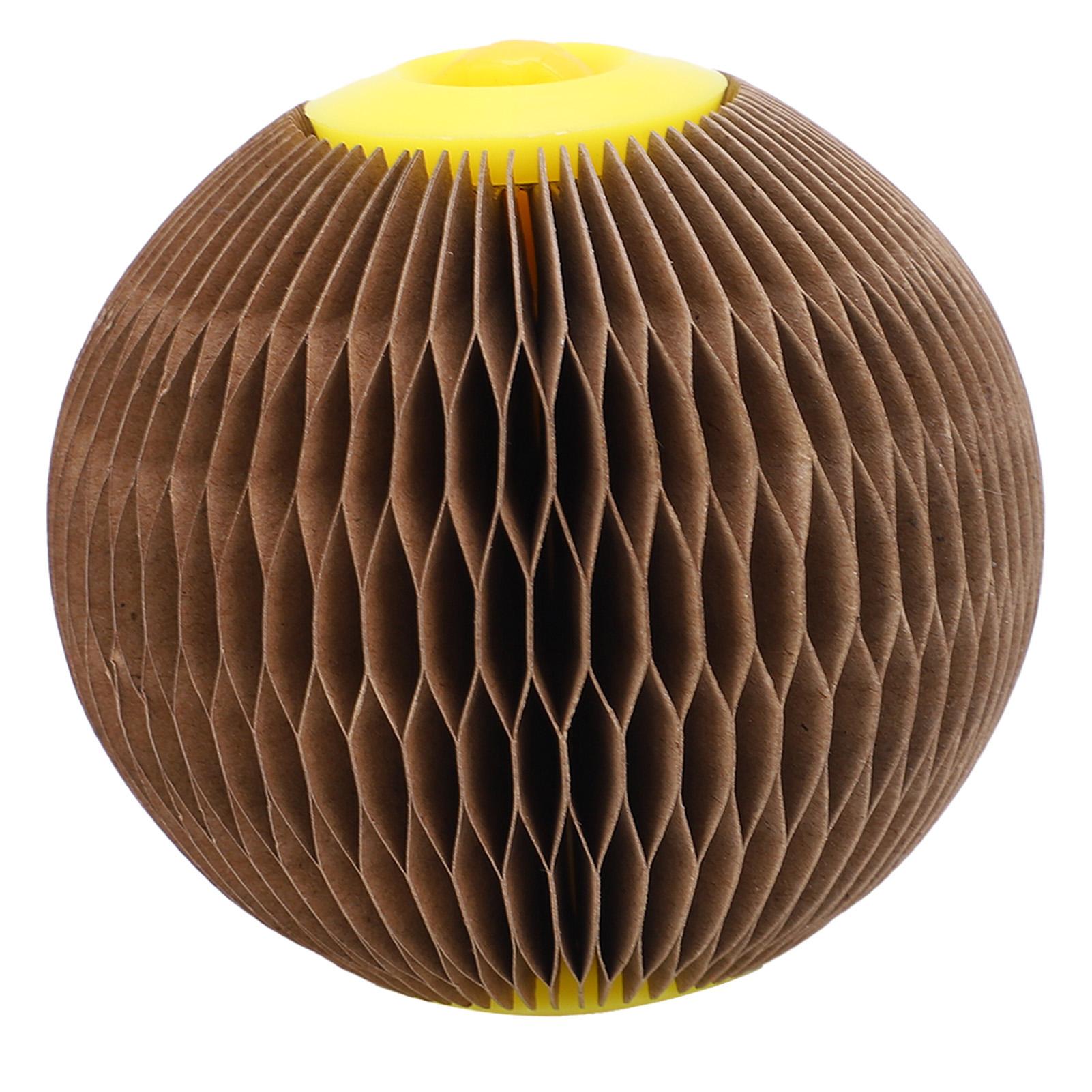 

Catnip Scratcher Ball Indoor Catnip Refiilable Cat Scatcher Ball Corrugated Cat Scratcher Ball
