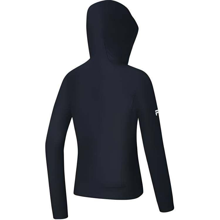 New FILA Fitness Series Jackets Coats Women's Pitch Black A11W421502F-BK