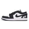 Jordan Air Jordan 1 Low Cushioning Slip Resistant Low Top Vintage Basketball Shoes Men's Black White 553558-132(SBOX)