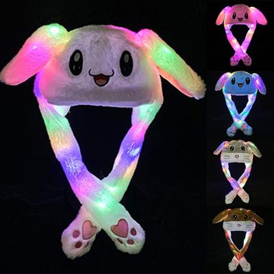 Fashion Cute Men And Women Plush Light  Ear Hat Wrap Warm Hat Cap