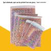 Laser Rose Gold Shockproof Bubble Bags for Clothing, Jewelry, Phone Cases