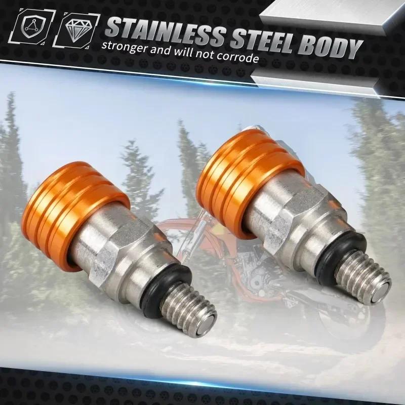 Supapă de aerisire furcă față impermeabilă M5 Bleed pentru Yamaha YZ TTR WR 125 250 450F Suzuki DRZ RM RMX RMZ Kawasaki Honda