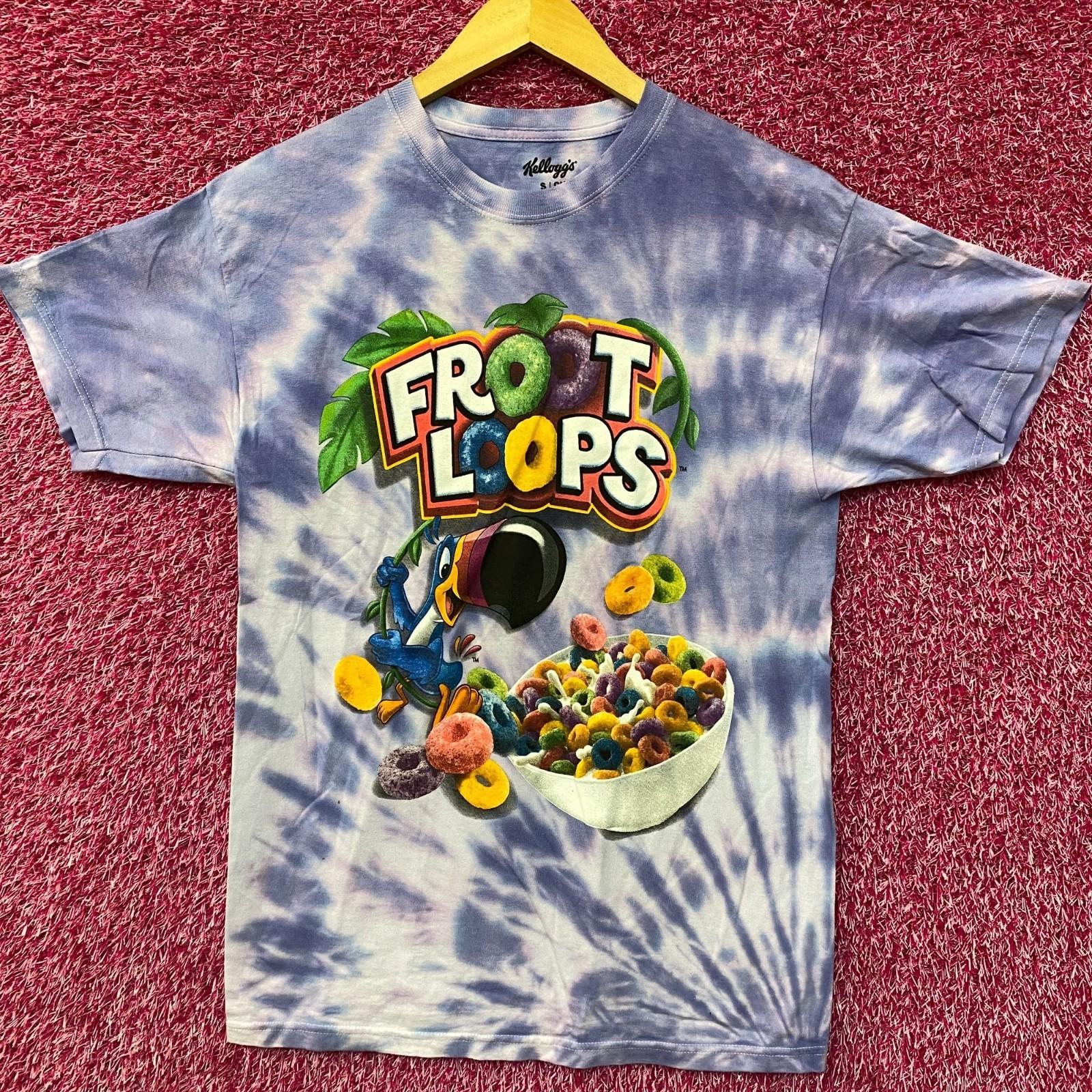 Kellogg s Froot Loops Toucan Sam Tie Dye T-Shirt Size Small XXL