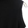Gucci Made In Italy Cashmere Blend No Sleeve Turtleneck Knit M Black Women Used