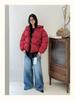 Winter Korean Style Loose Plus Size Casual Padded Cotton Hooded Jacket