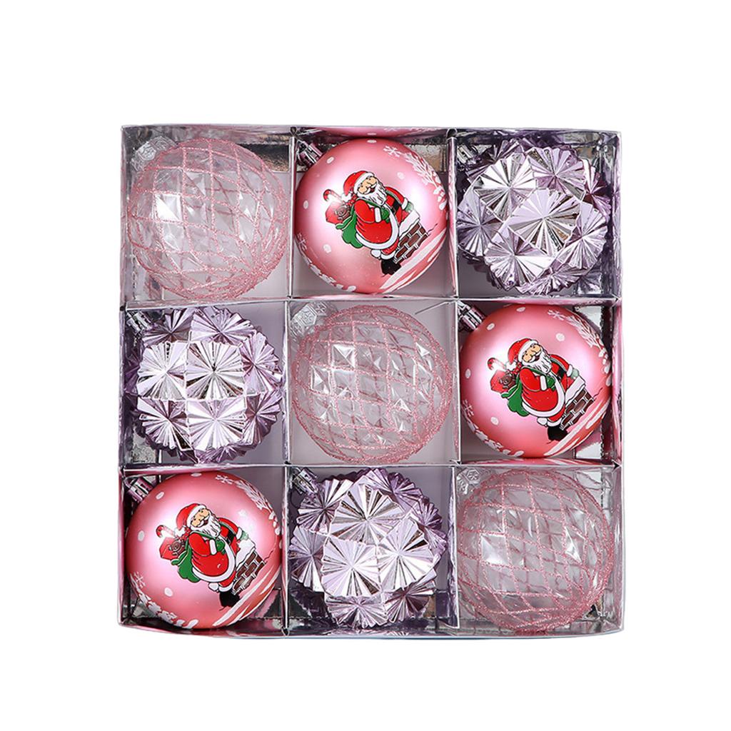 ABS Christmas Tree Decor Ornament Decoration Set Sparkling Balls For Home Ornaments With Bright
