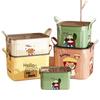 Large Capacity Cartoon Toy Storage Box with New Design Plastic Organizer for Snacks Desktop Living Room Kids Room Organization