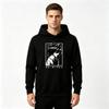 Men Anime Death Note L Lawliet Graphic Print Hoodie Casual Long Sleeve Loose Streetwear Adult Pullover Hooded Sweatshirt