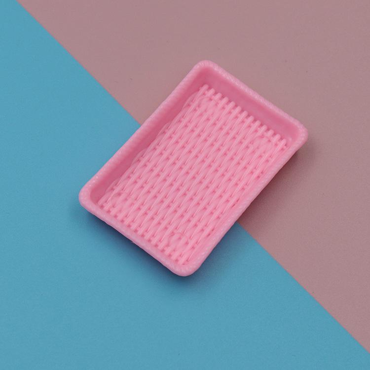 Doll House Simulation Mini Rattan Plate Pastry Plate Dessert Plate Accessories Mini Food Play Tableware Play House Small Toys