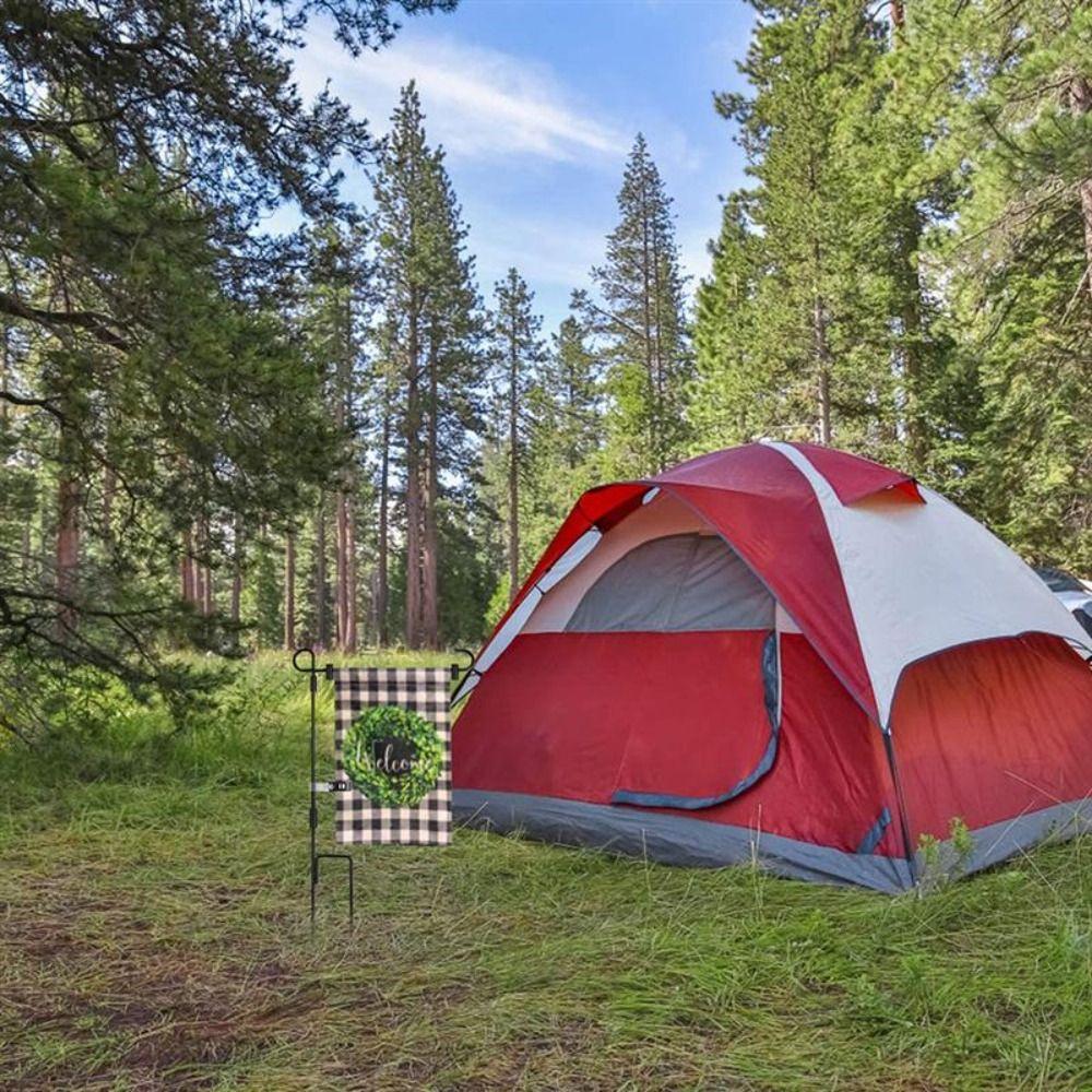 Stable Garden Flag Pole Holder Detachable Garden Flags Stand Garden Banner Pole Stands  Lawn