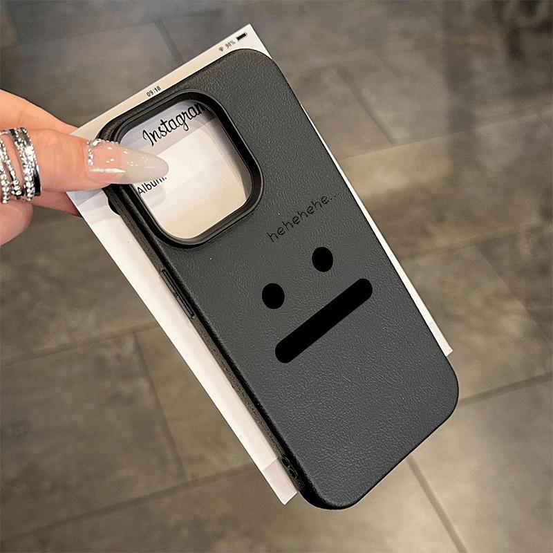 Skin Texture Speechless Expression for IPhone15promax for Apple 16pro Mobile Phone Case 14/13/12/11 New Style