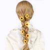 10pcs Sweet Lovely Sunflower Clip Fresh Playful Side Hair Clip Decoration Beach Vacation Party Performance Hair Accessories