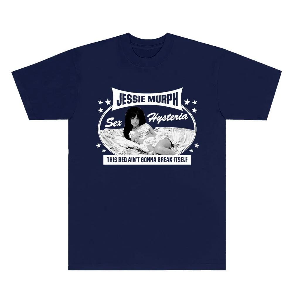 Jessie Murph Bed TShirts Sex Hysteria 2025 Merch Tee Women Unisex Fashion Short Sleeve Tops