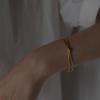 Youngglow Silver925 Knot Bangle Bracelet (2color)
