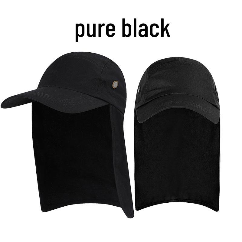 Men's Summer Sun Hat with UV Protection & Face Cover for Outdoor Activities