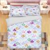 Mermaid Duvet Cover Cartoon Set Bedding, Cute Printed Cartoon Quilt Cover Comforter Sets Home Bedroom Decoration