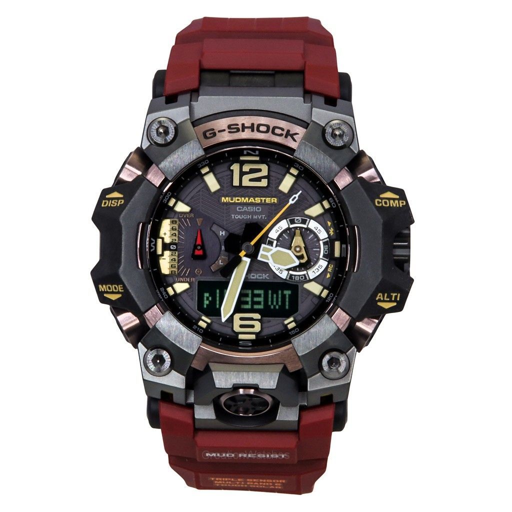 

Casio G-Shock Master Of G-Land Mudmaster Аналоговый цифровой смартфон Link Черный циферблат Solar GWG-B1000-1A4 200M мужские часы чёрный